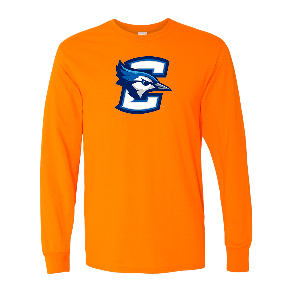 Men's Creighton Bluejays Gildan Heavy Cotton Long Sleeve T-Shirt