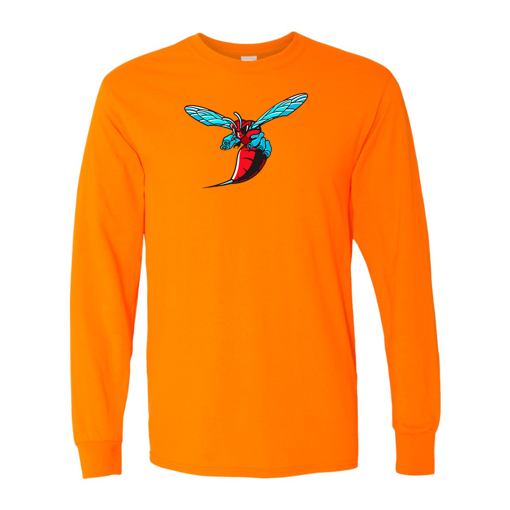 Men's Delaware State Hornets Gildan Heavy Cotton Long Sleeve T-Shirt