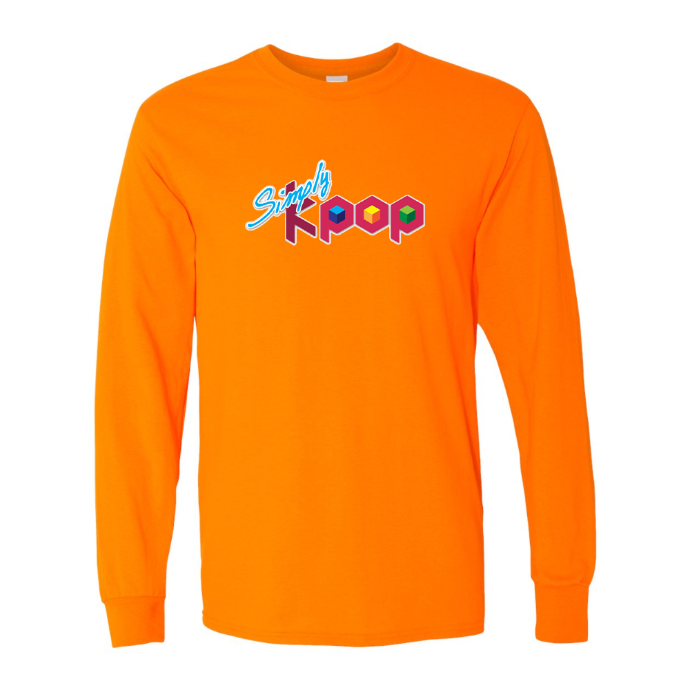 Men's Simply Kpop Gildan Heavy Cotton Long Sleeve T-Shirt