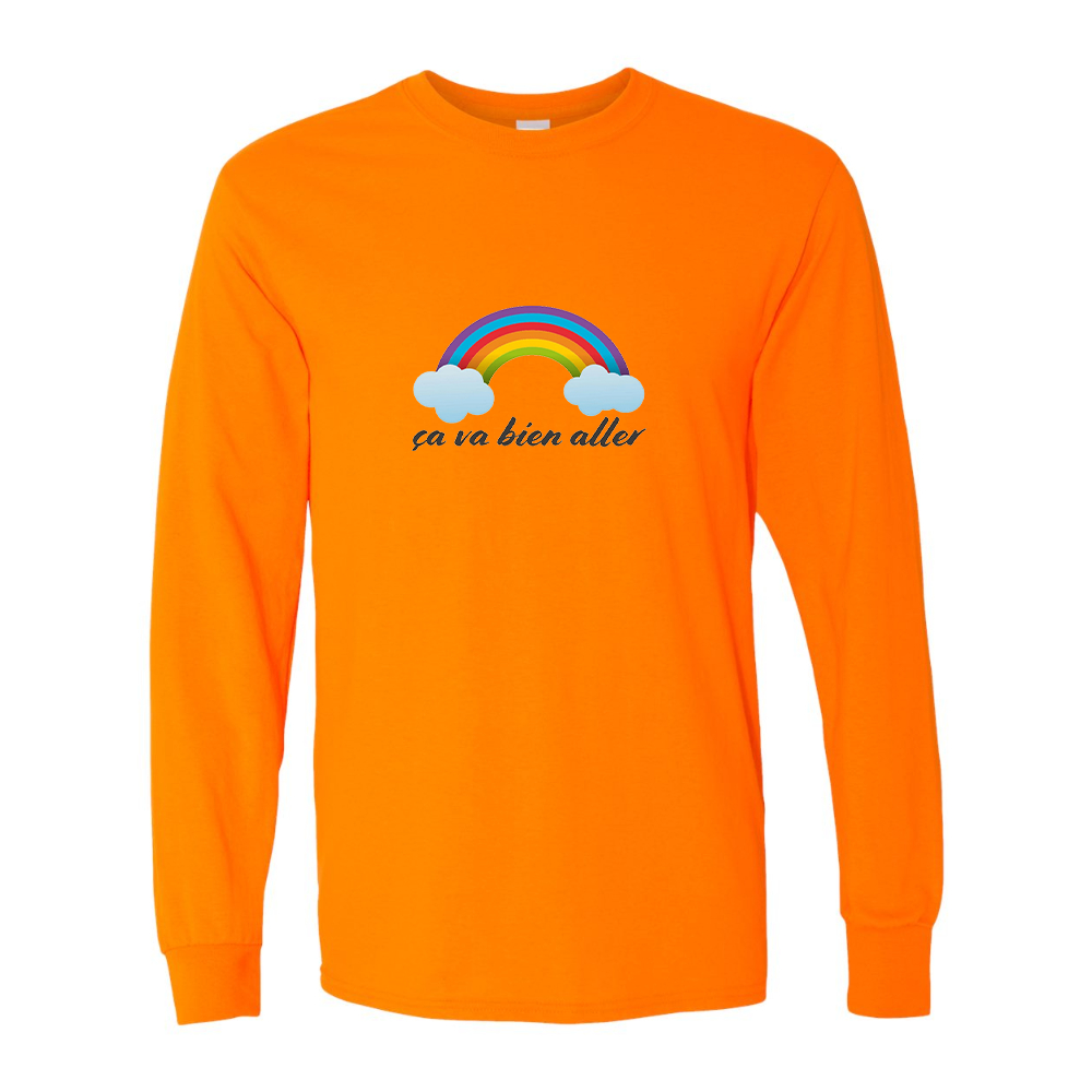 Men's Ça va bien aller Gildan Heavy Cotton Long Sleeve T-Shirt