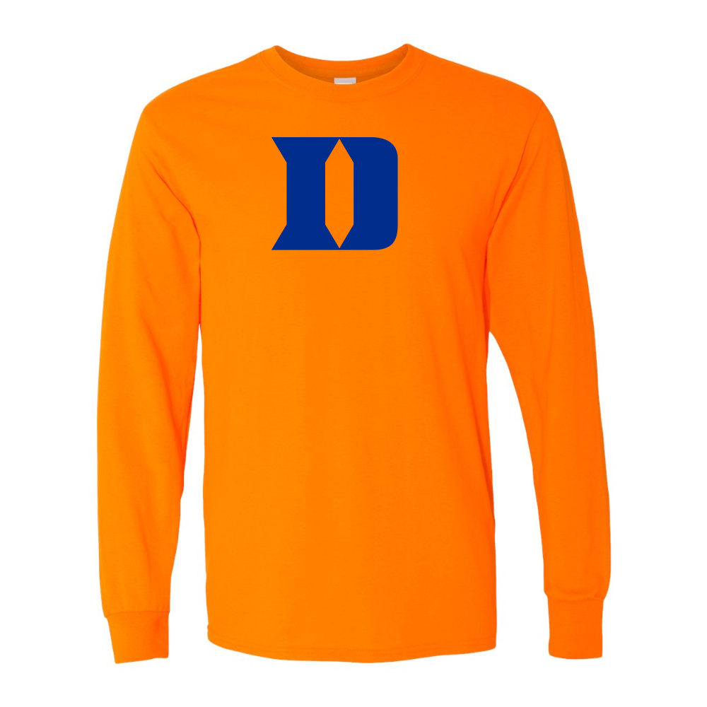 Men's Duke Blue Devils Gildan Heavy Cotton Long Sleeve T-Shirt