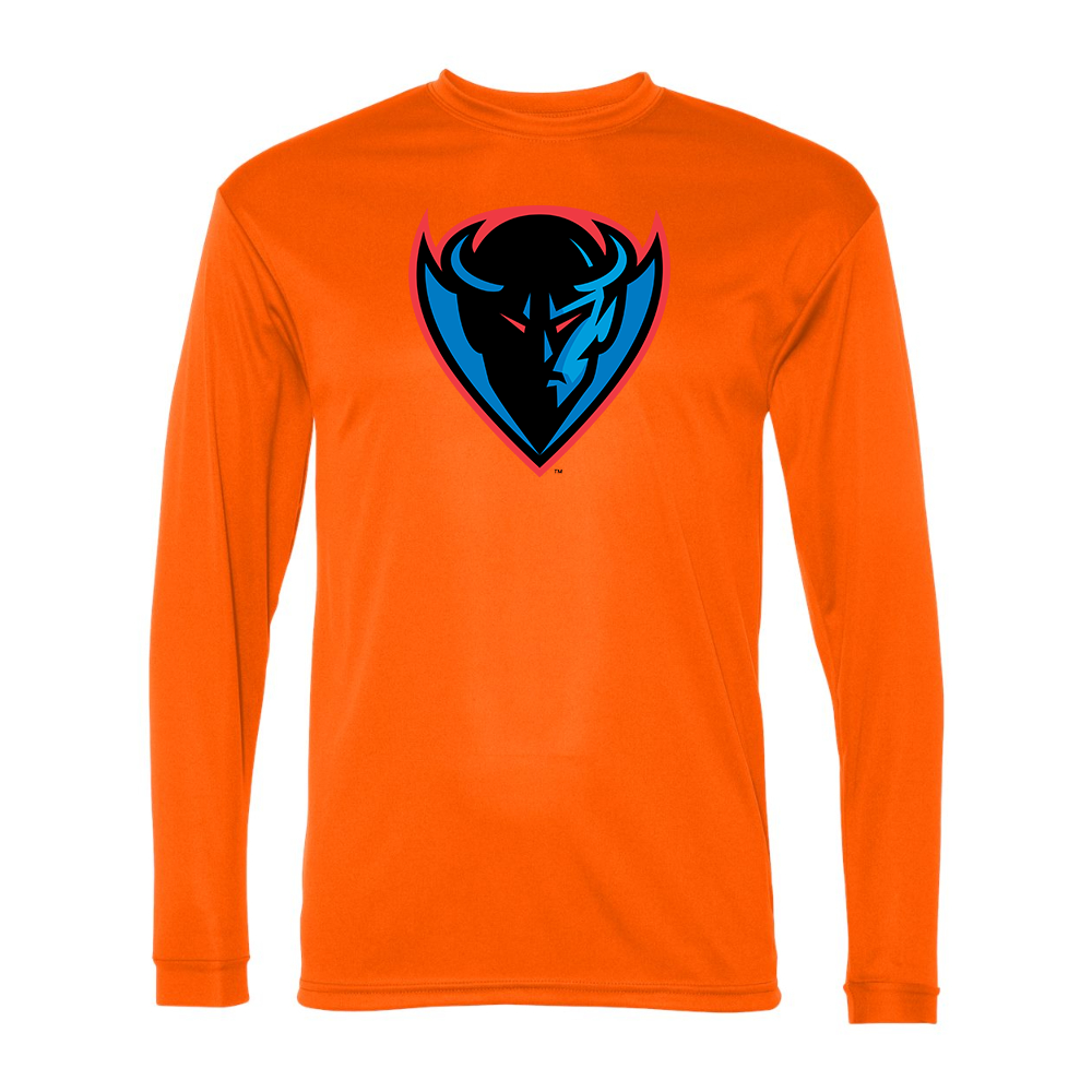 Men's DePaul Blue Demons Performance Long Sleeve T-Shirt