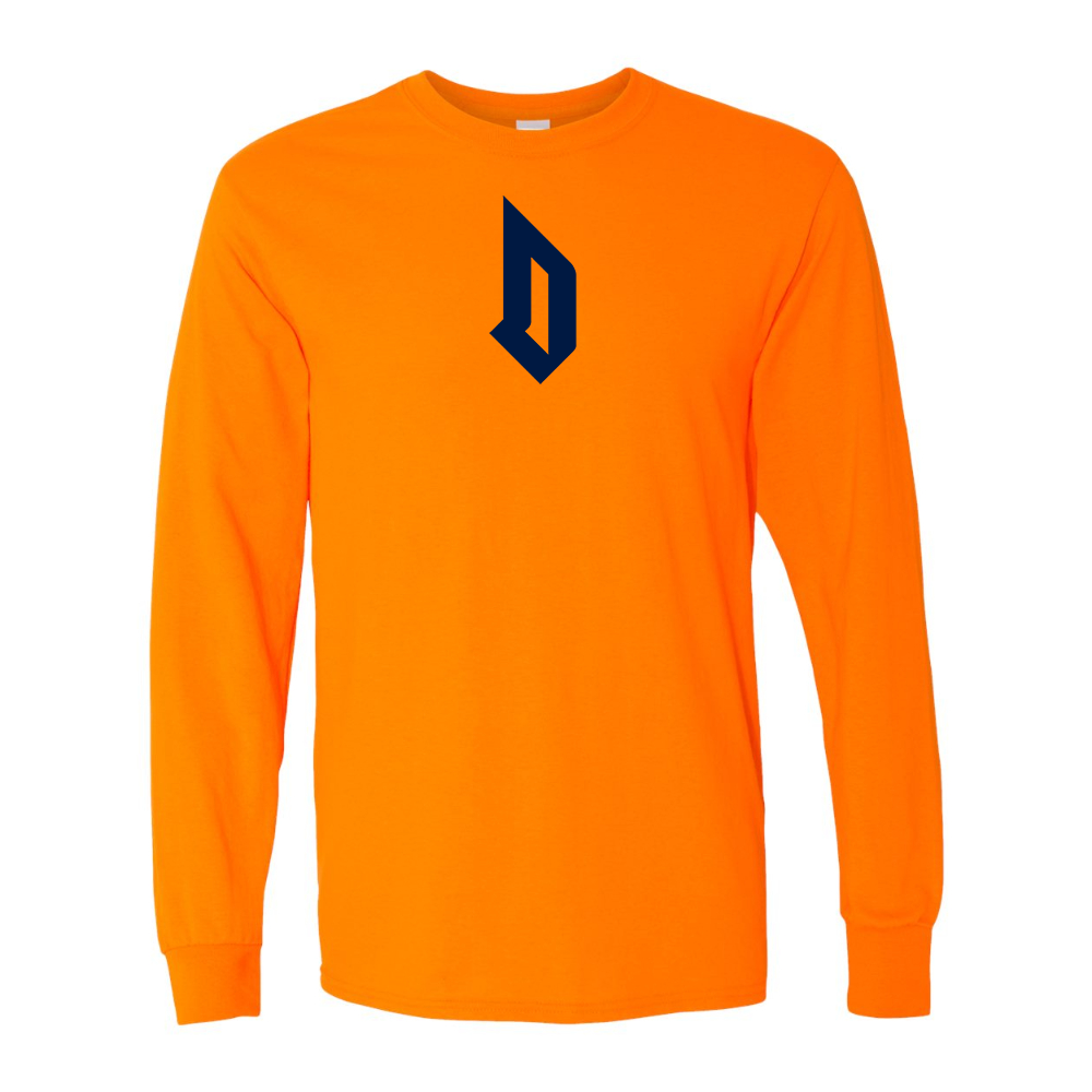 Men's Duquesne Dukes Gildan Heavy Cotton Long Sleeve T-Shirt