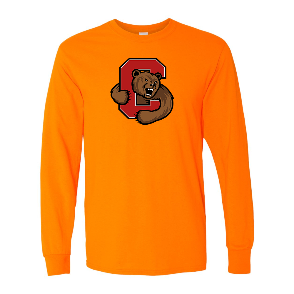 Men's Cornell Big Red Gildan Heavy Cotton Long Sleeve T-Shirt