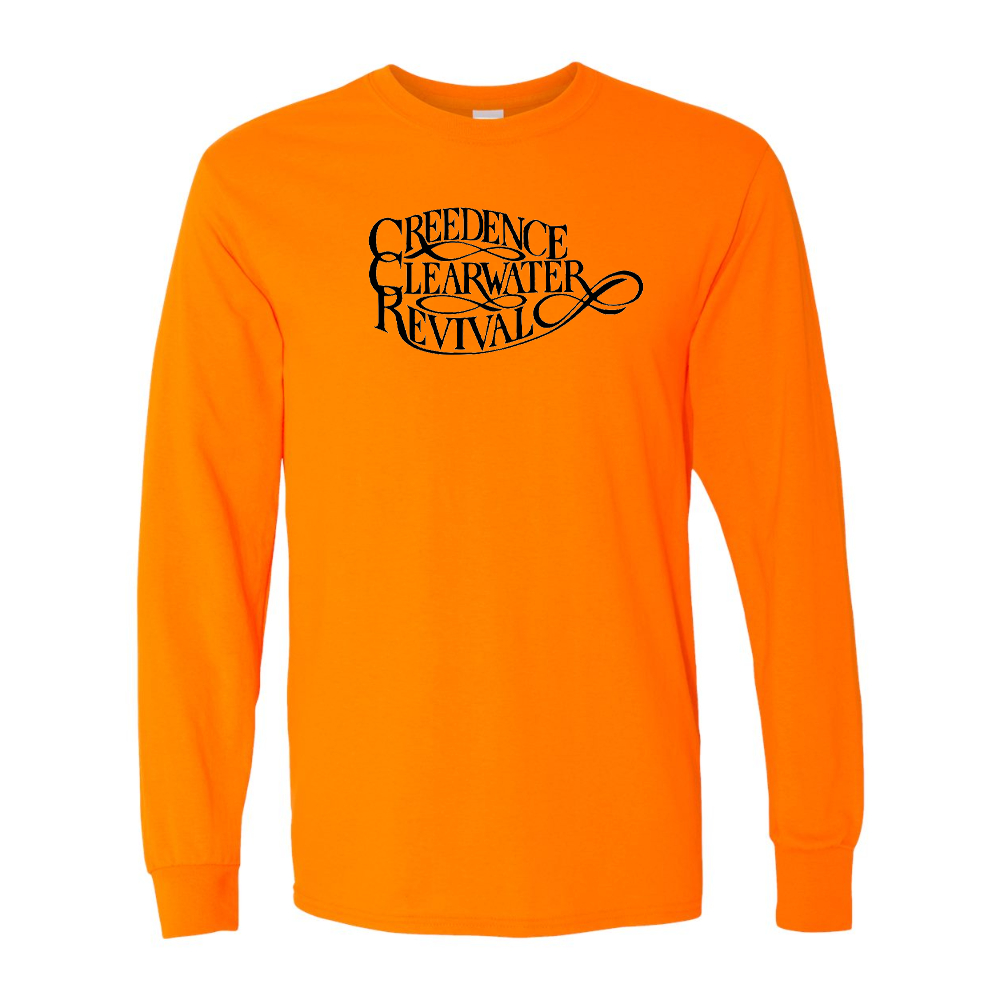 Men's Creedence Clearwater Revival Gildan Heavy Cotton Long Sleeve T-Shirt
