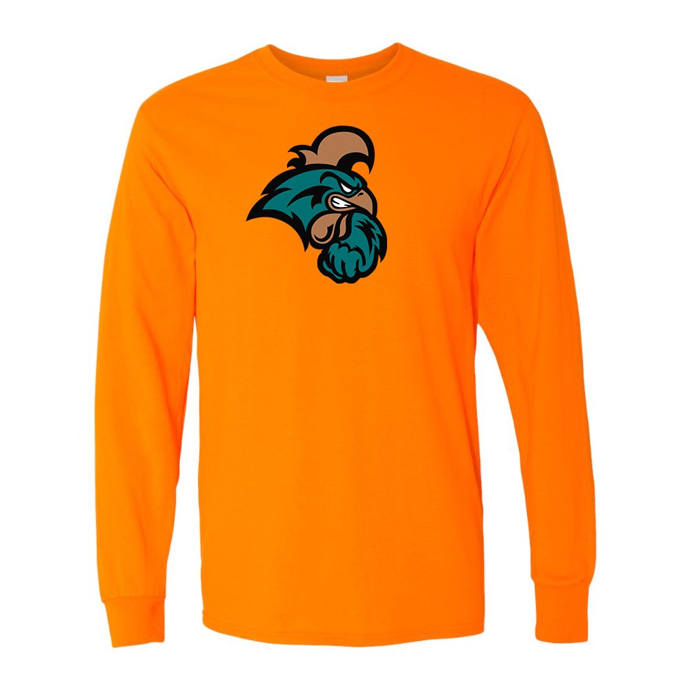 Men's Coastal Carolina Chanticleers Gildan Heavy Cotton Long Sleeve T-Shirt