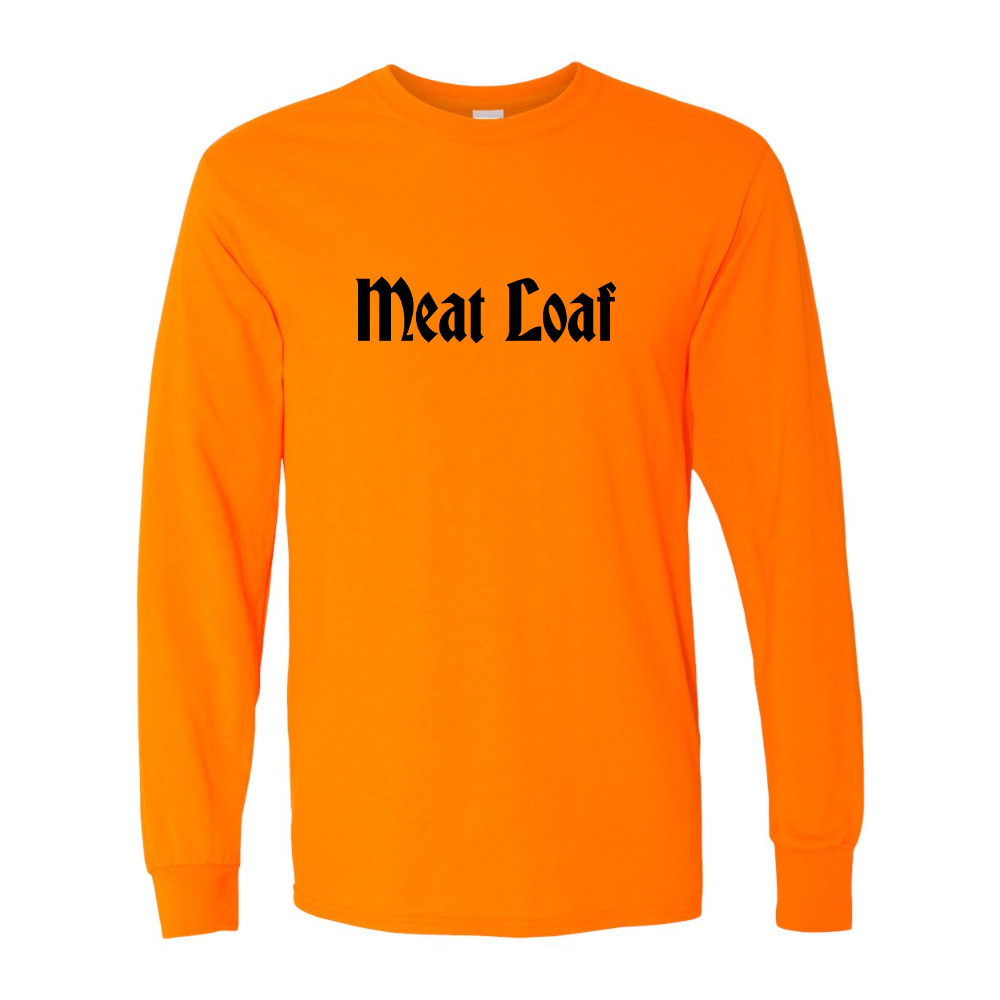 Men's Meat Loaf Gildan Heavy Cotton Long Sleeve T-Shirt