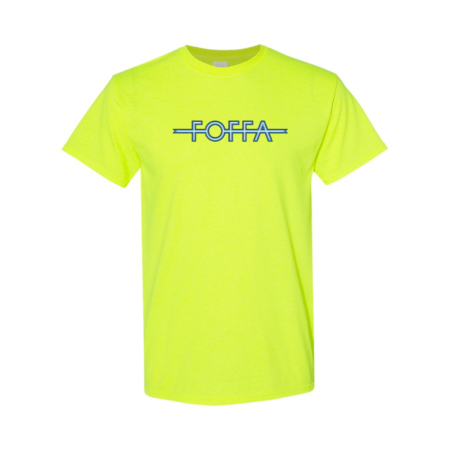 Men's Foffa Blue Logo Cotton T-Shirt