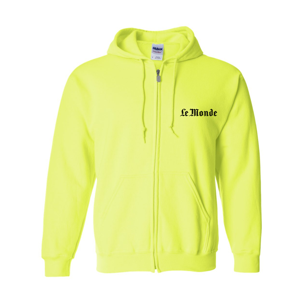 Men's Le Monde Gildan Heavy Blend Full Zip Hooded Sweatshirt