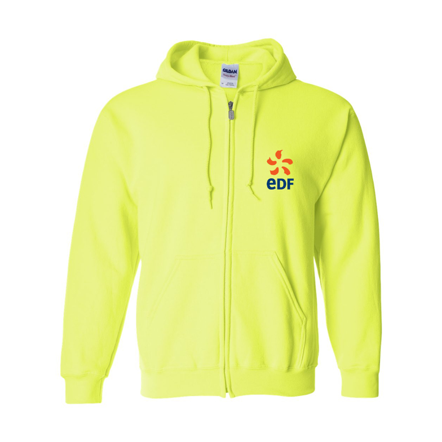 Men's Edf Gildan Heavy Blend Full Zip Hooded Sweatshirt