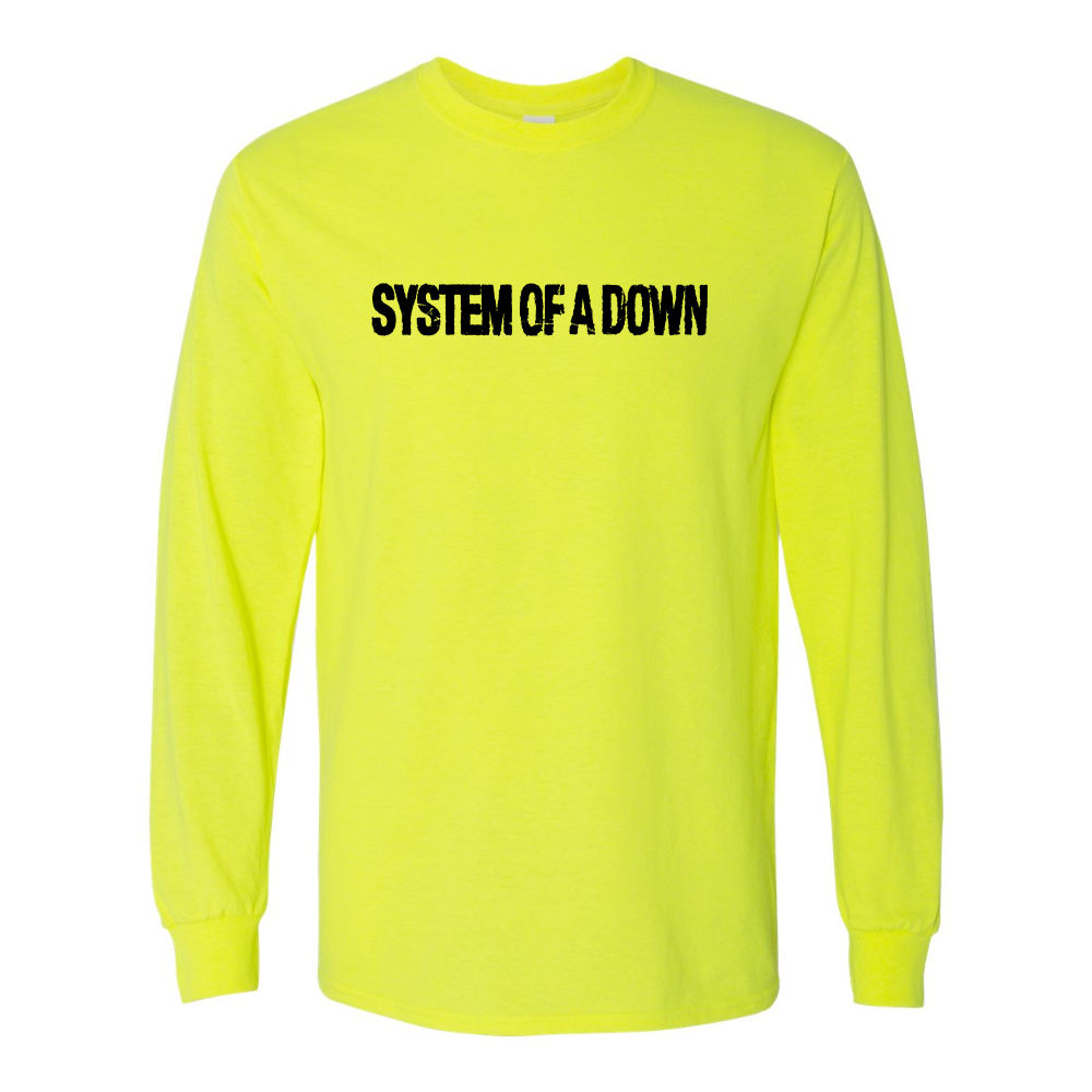 Men's System Of A Down Gildan Heavy Cotton Long Sleeve T-Shirt