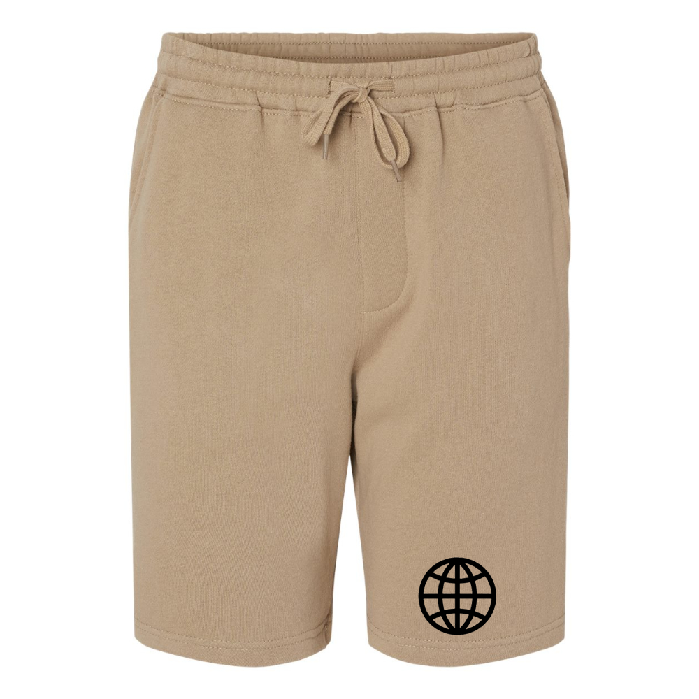 Men's Internet Globe Independent Trading Co Midweight Fleece Short