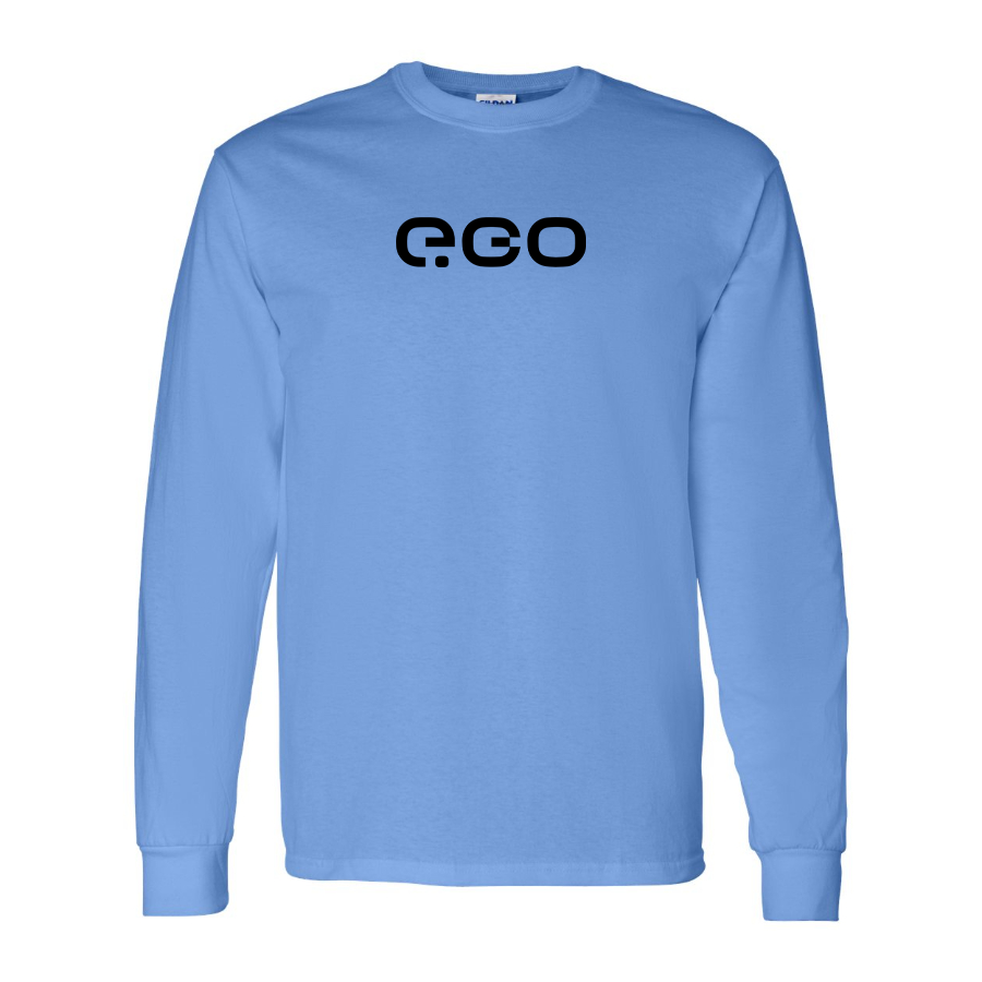 Men's e-GO Logo Cotton Long Sleeve T-Shirt