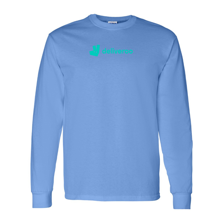 Men's Deliveroo Logo Cotton Long Sleeve T-Shirt