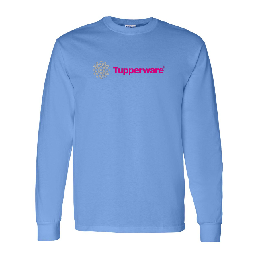 Men's Tupperware Logo Cotton Long Sleeve T-Shirt