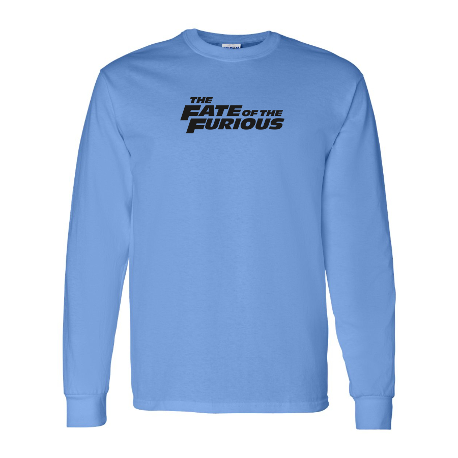 Men's The Fate Of the Furious Logo Cotton Long Sleeve T-Shirt