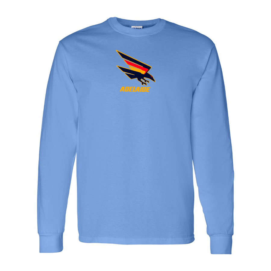 Men's Adelaide Crows Logo Cotton Long Sleeve T-Shirt