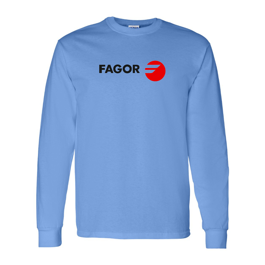 Men's Fagor Logo Cotton Long Sleeve T-Shirt