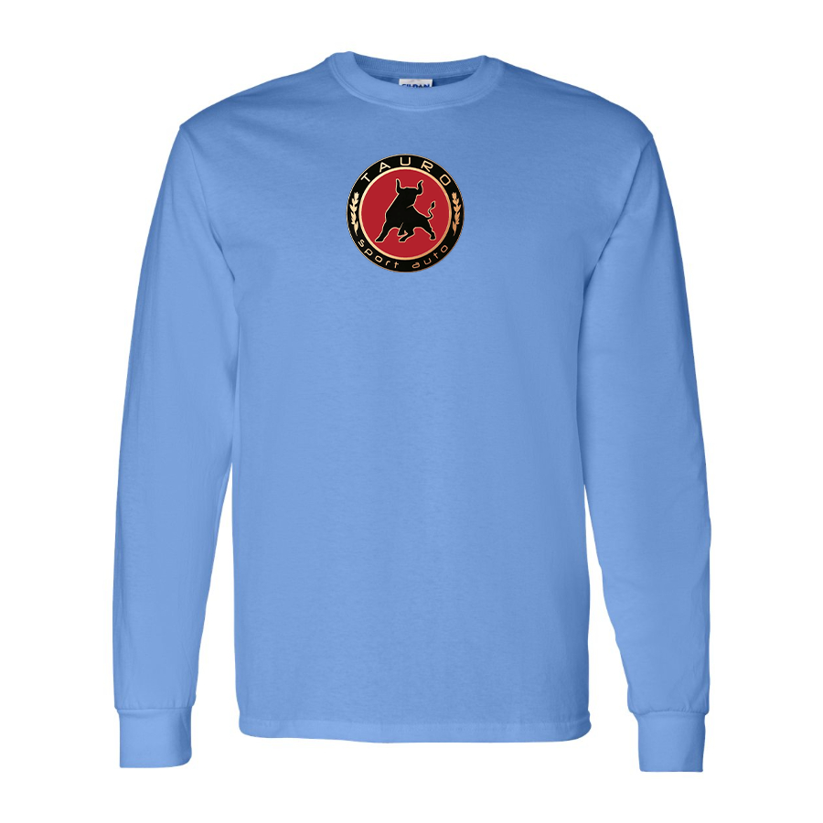 Men's Tauro Sport Auto Logo Cotton Long Sleeve T-Shirt