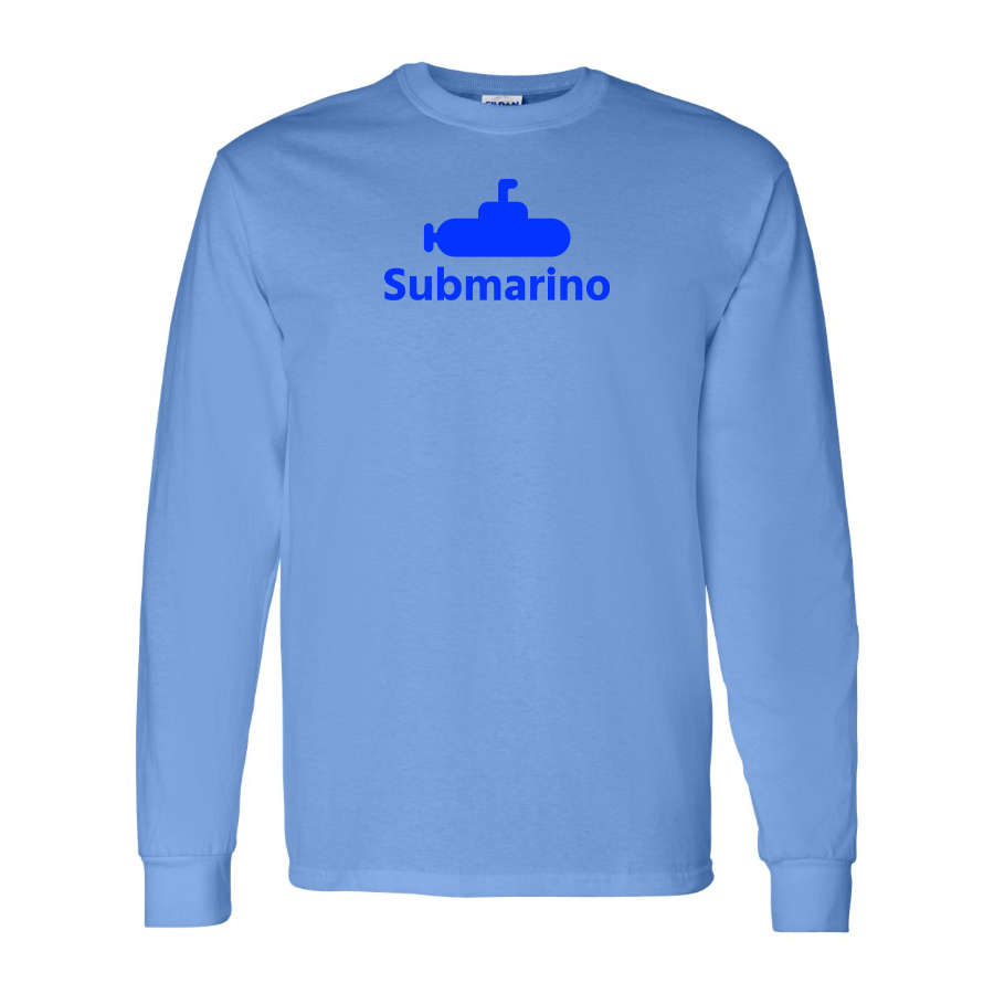 Men's Submarino Logo Cotton Long Sleeve T-Shirt