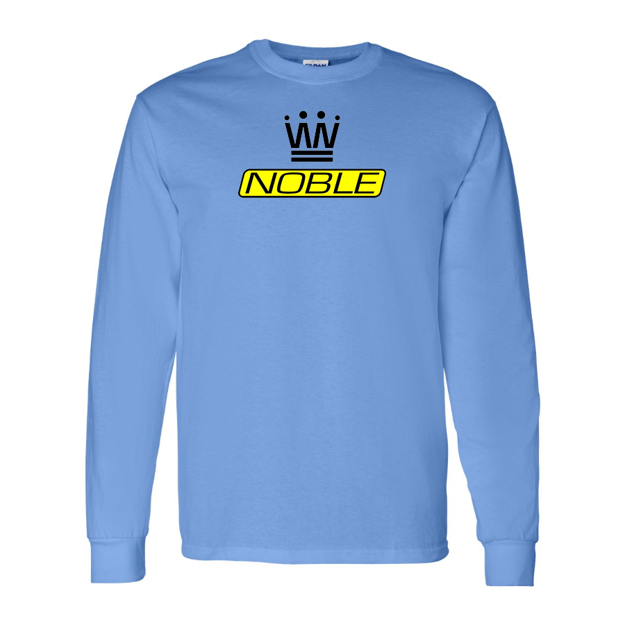Men's Noble Logo Cotton Long Sleeve T-Shirt