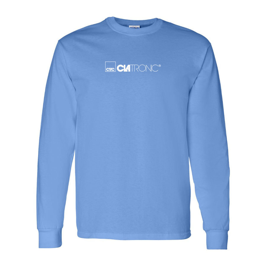 Men's Clatronic Logo Cotton Long Sleeve T-Shirt