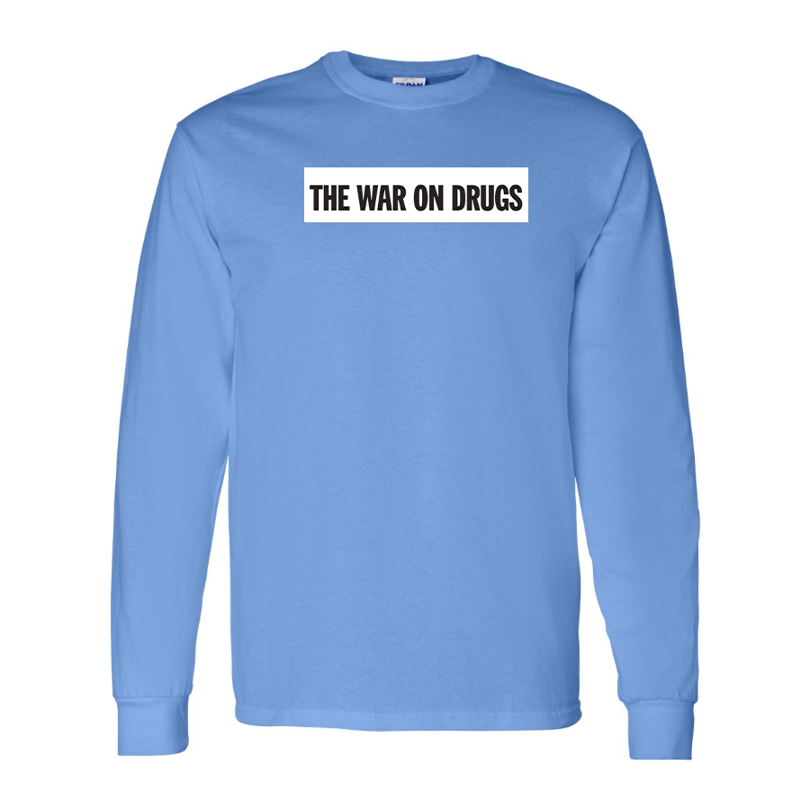 Men's The War on Drugs Logo Cotton Long Sleeve T-Shirt