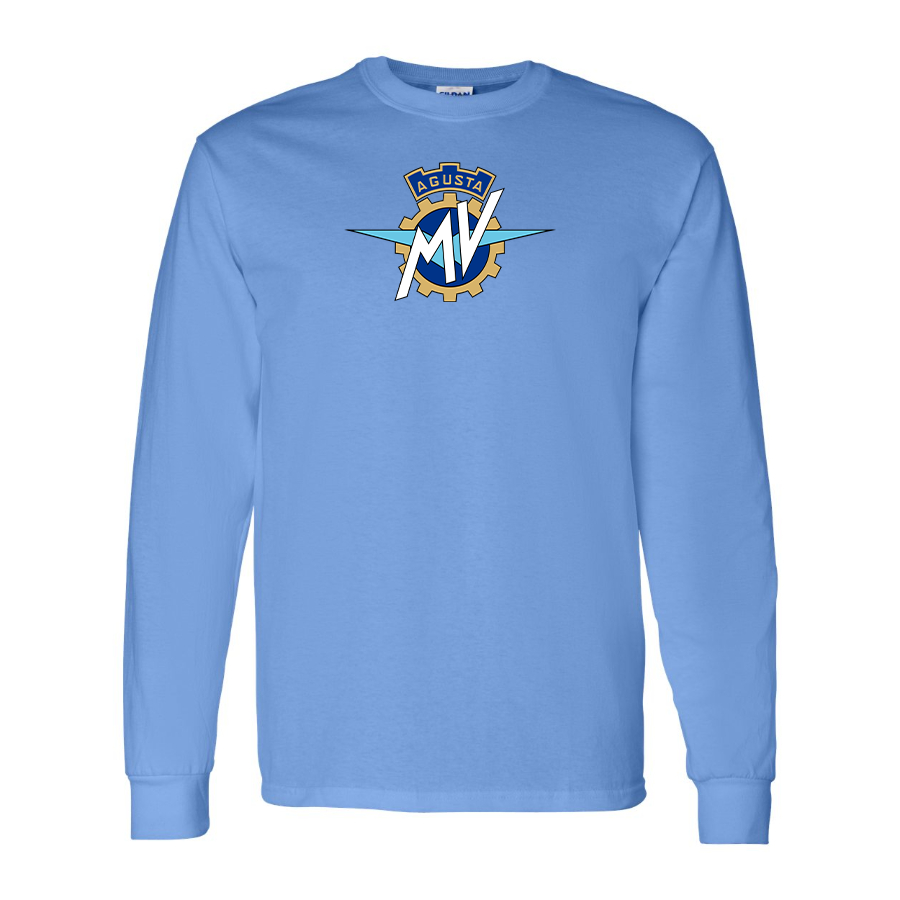 Men's MV Agusta Logo Cotton Long Sleeve T-Shirt