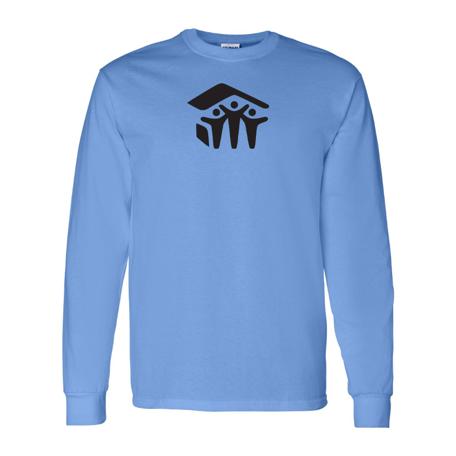 Men's Habitat for Humanity Logo Cotton Long Sleeve T-Shirt
