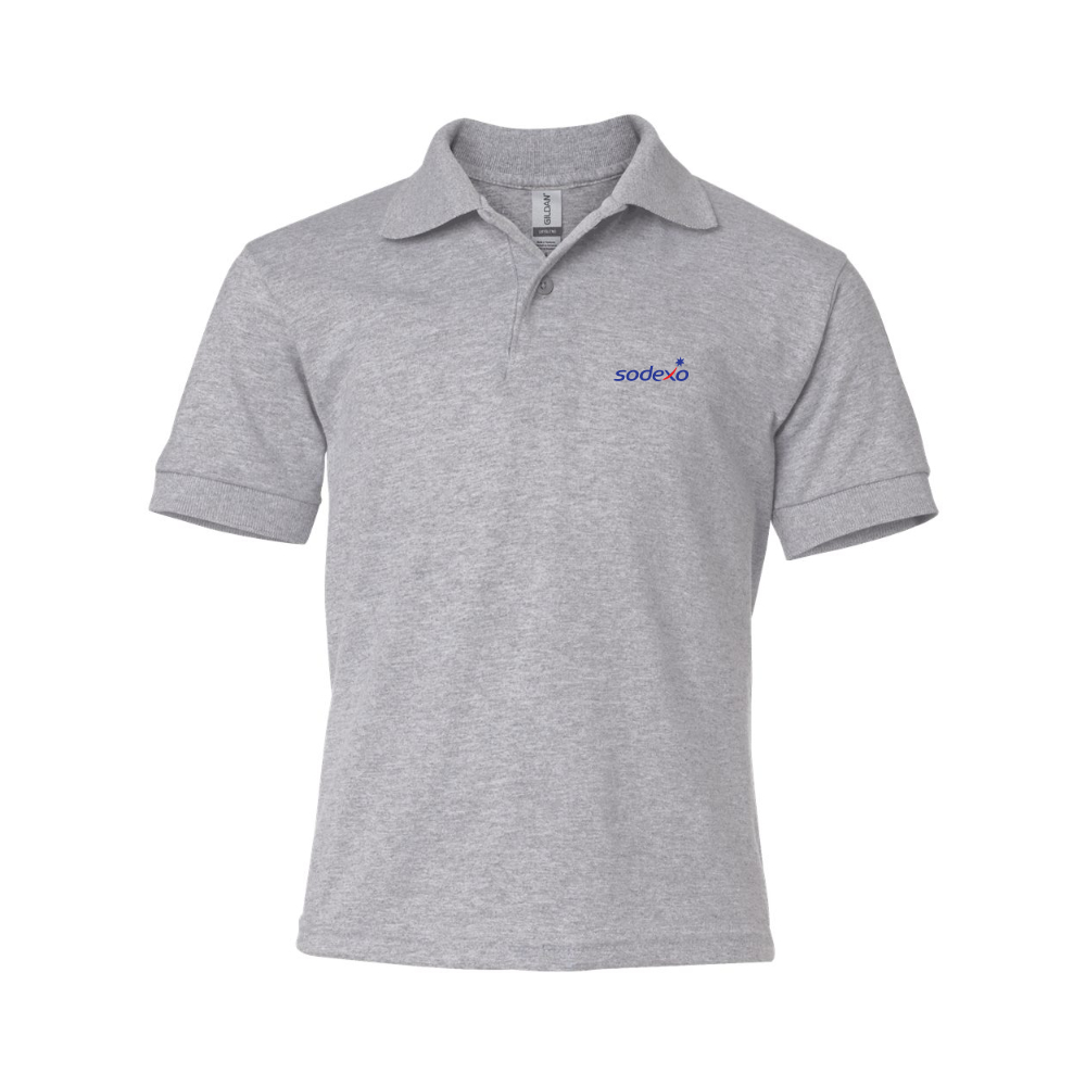 Youth Sodexo Gildan Dry Blend Jersey Polo