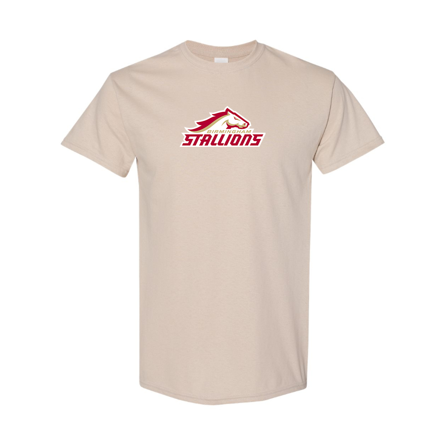Men's Birmingham Stallions Logo Cotton T-Shirt