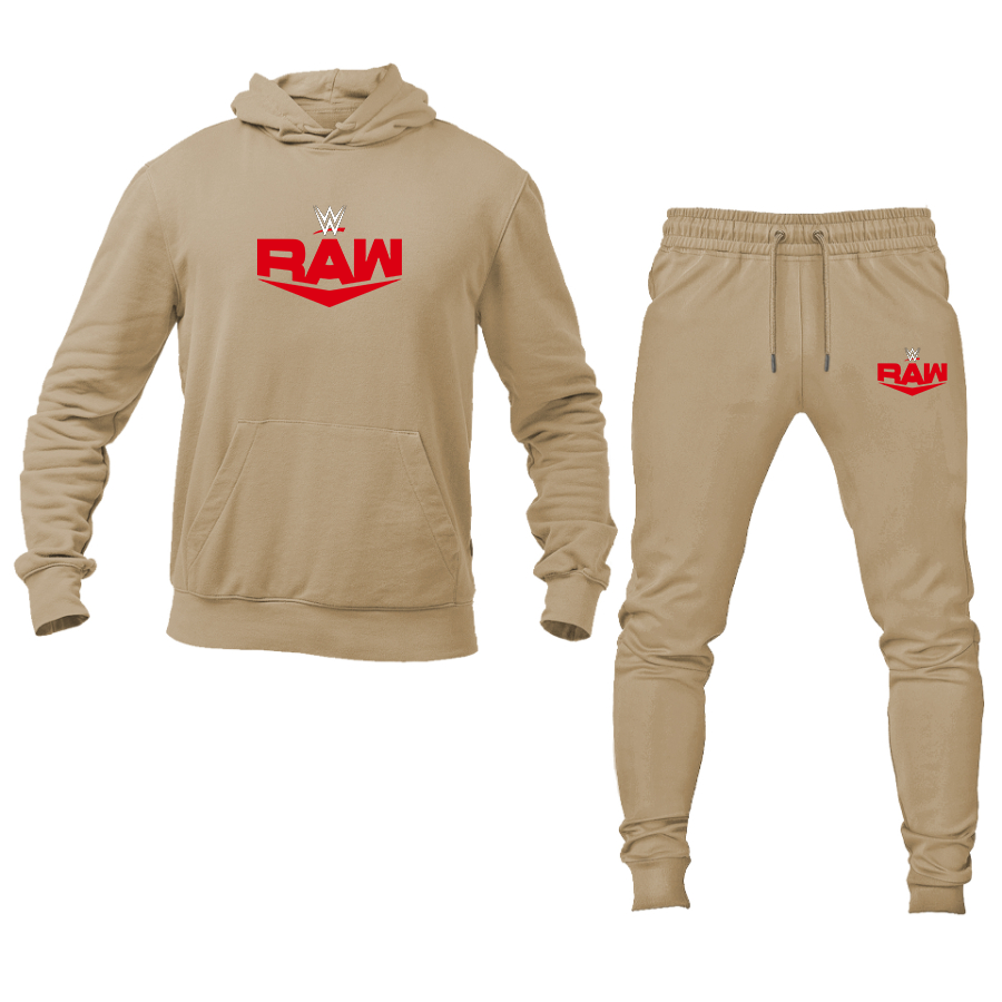 Men's WWE Raw Hoodie Joggers Set