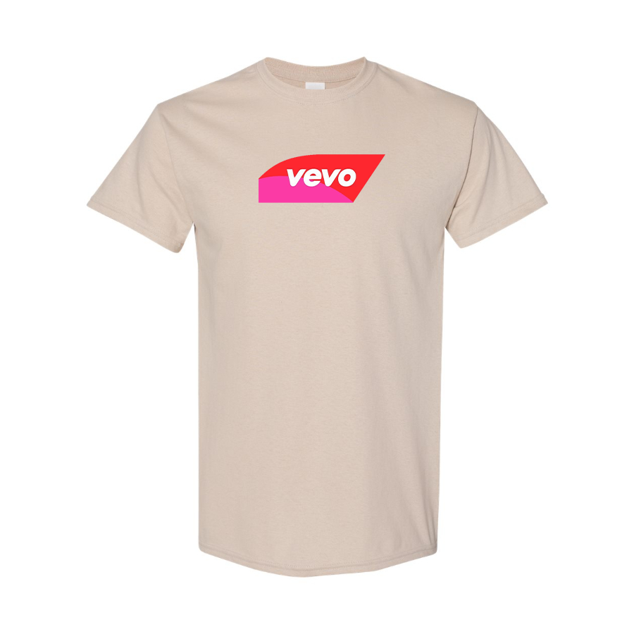 Men's Vevo Thumbnail Banner Logo Cotton T-Shirt