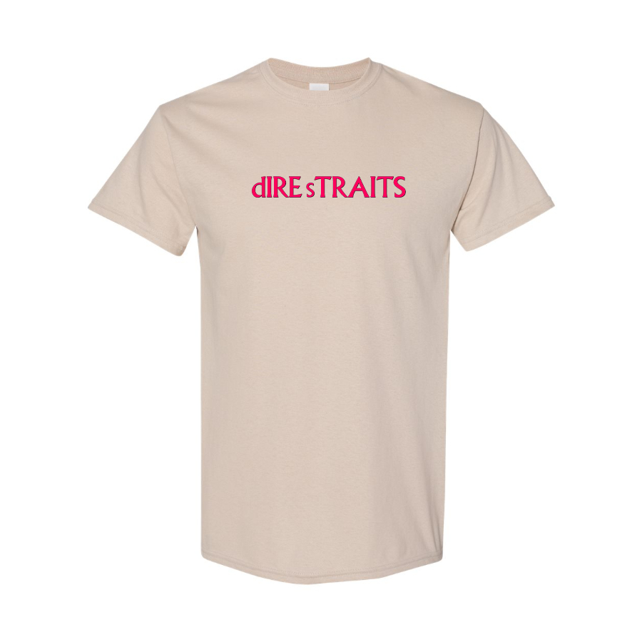 Men's Dire Straits Logo Cotton T-Shirt