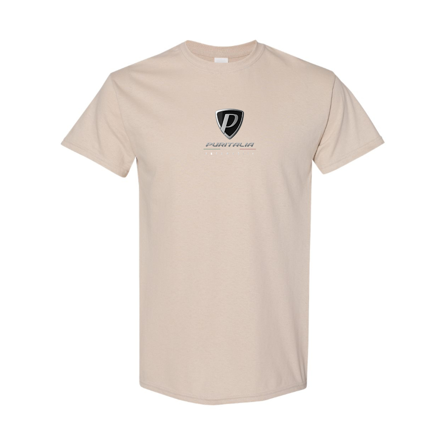 Men's Puritalia Automobili Logo Cotton T-Shirt
