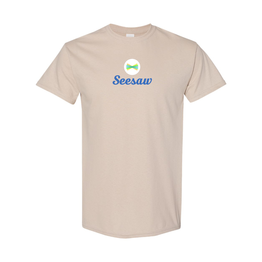 Men's Seesaw Logo Cotton T-Shirt