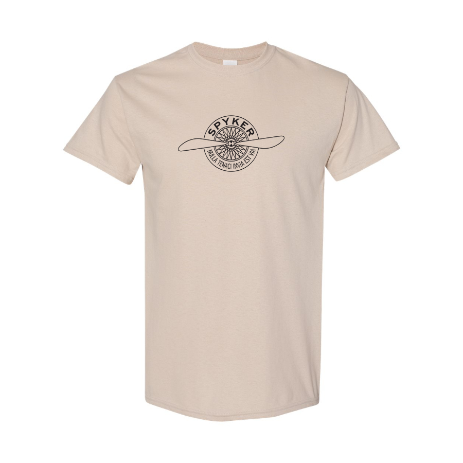 Men's Spyker Logo Cotton T-Shirt