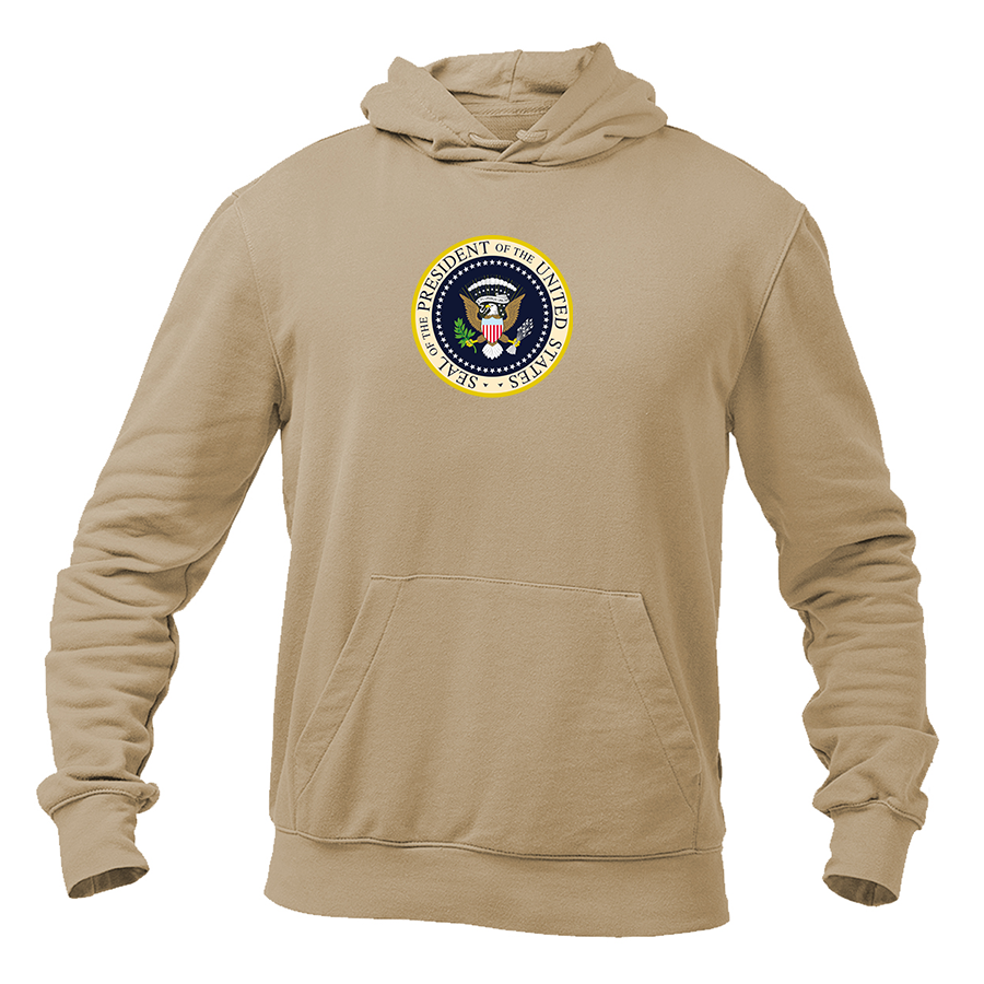 Men's USA President Seal Logo Pullover Hoodie