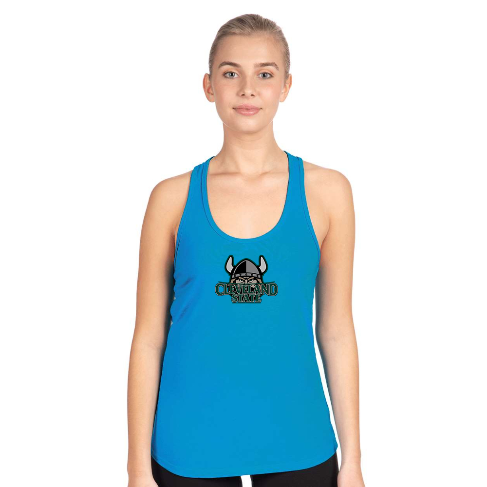 Women's Cleveland State Vikings Next Level Ideal Racerback Tank