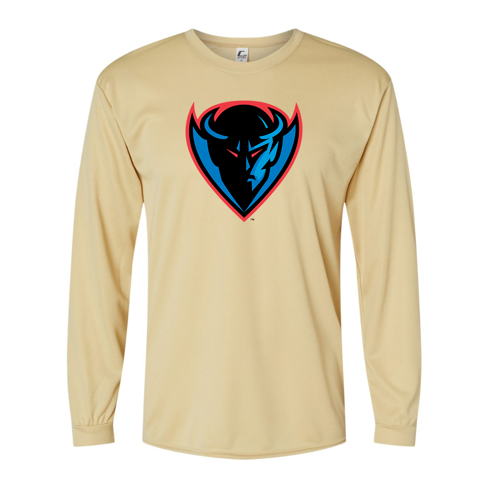 Men's DePaul Blue Demons Performance Long Sleeve T-Shirt