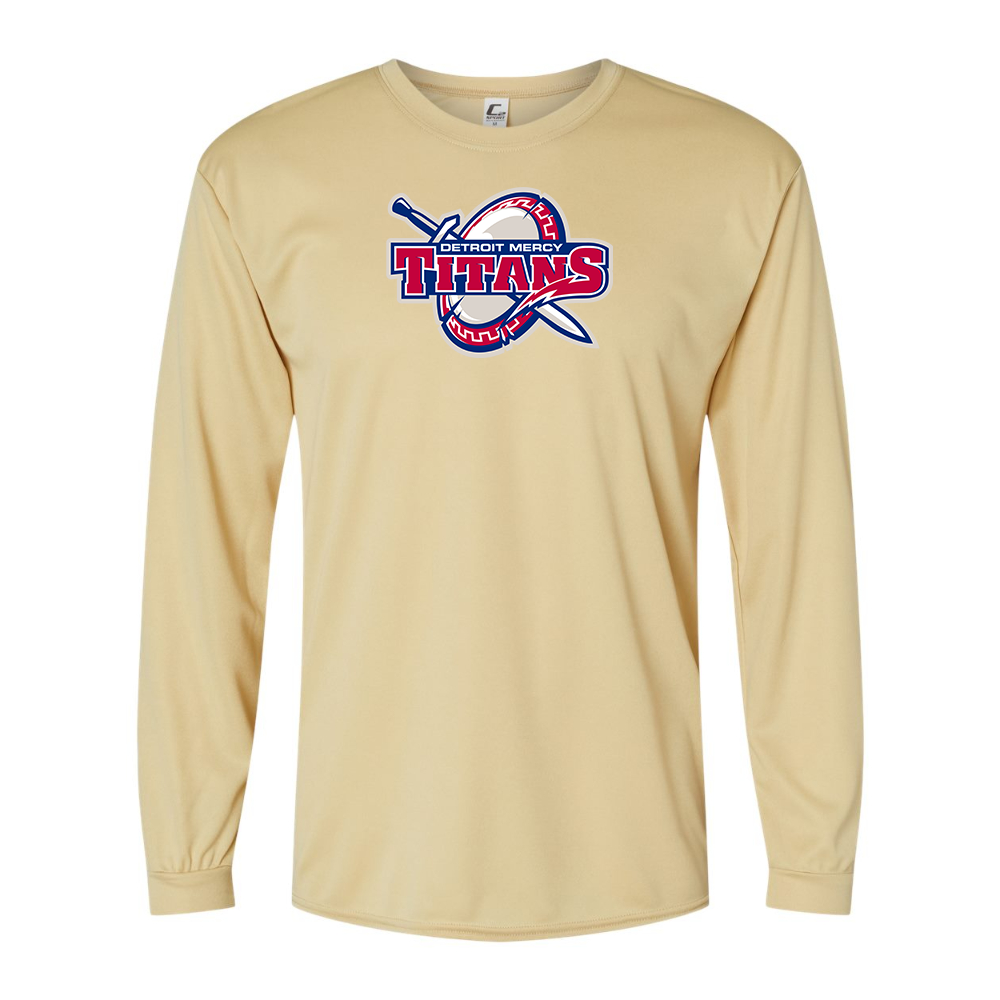Men's Detroit Titans Performance Long Sleeve T-Shirt