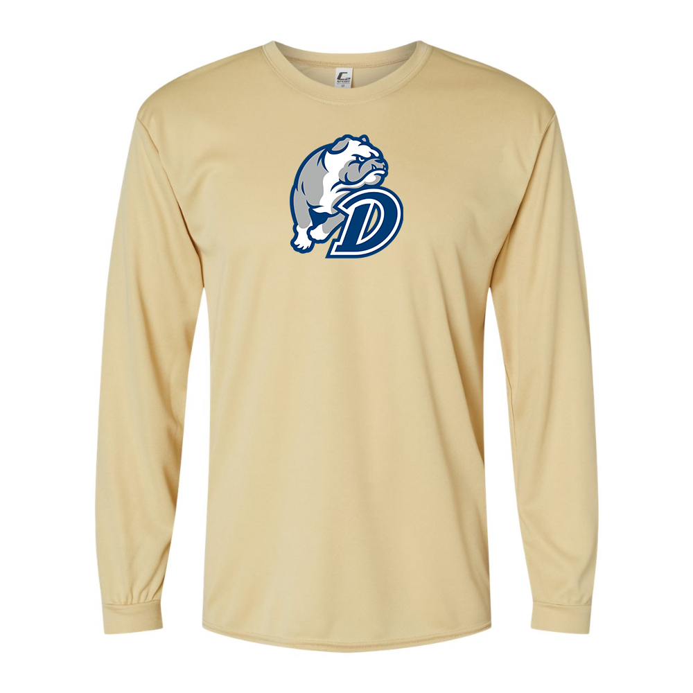 Men's Drake Bulldogs Performance Long Sleeve T-Shirt