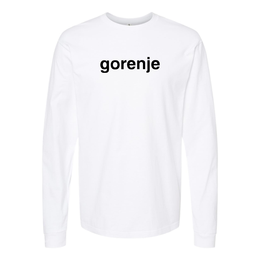 Men's Gorenje Logo Cotton Long Sleeve T-Shirt