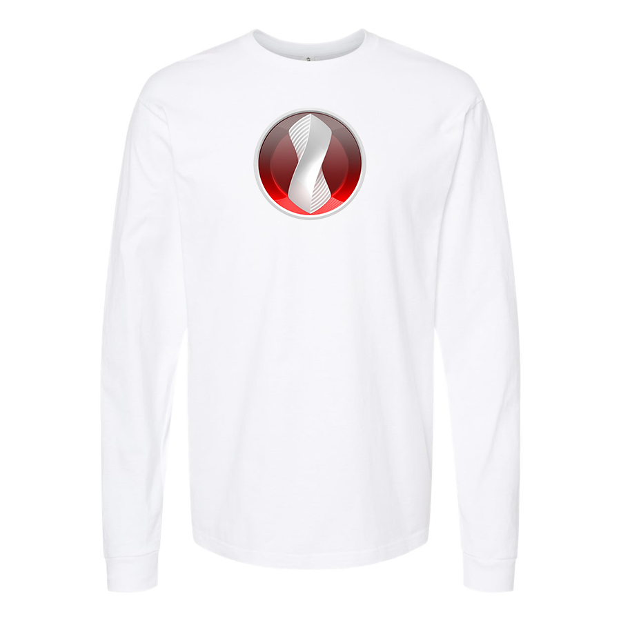 Men's Devon Motorworks Logo Cotton Long Sleeve T-Shirt