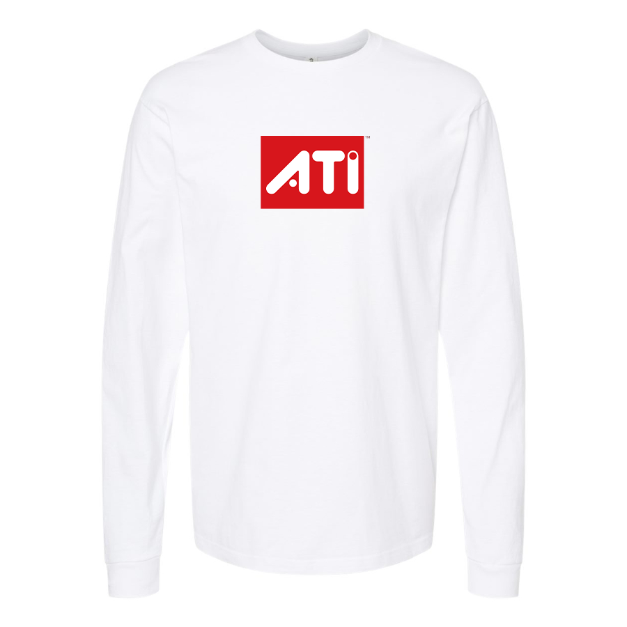 Men's ATI Logo Cotton Long Sleeve T-Shirt