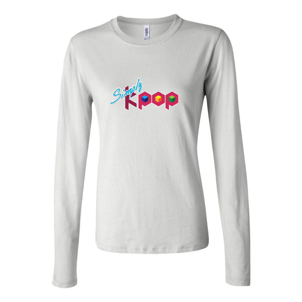 BELLA CANVAS Simply Kpop Jersey Long Sleeve Tee