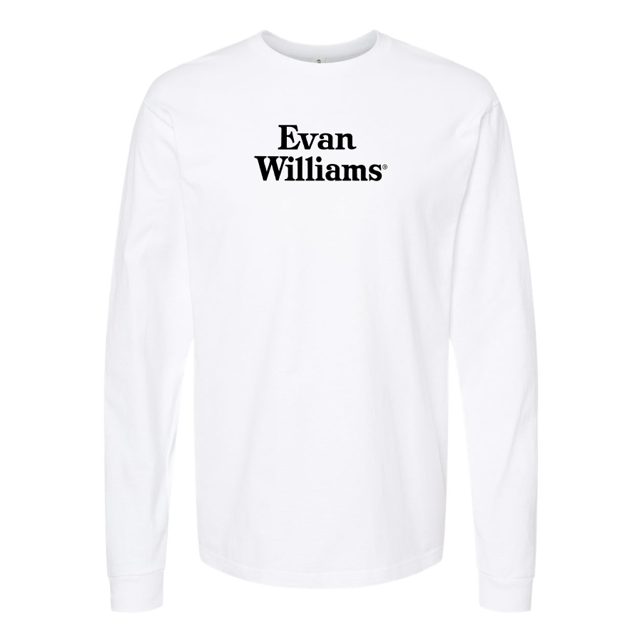 Men's Evan Williams Logo Cotton Long Sleeve T-Shirt