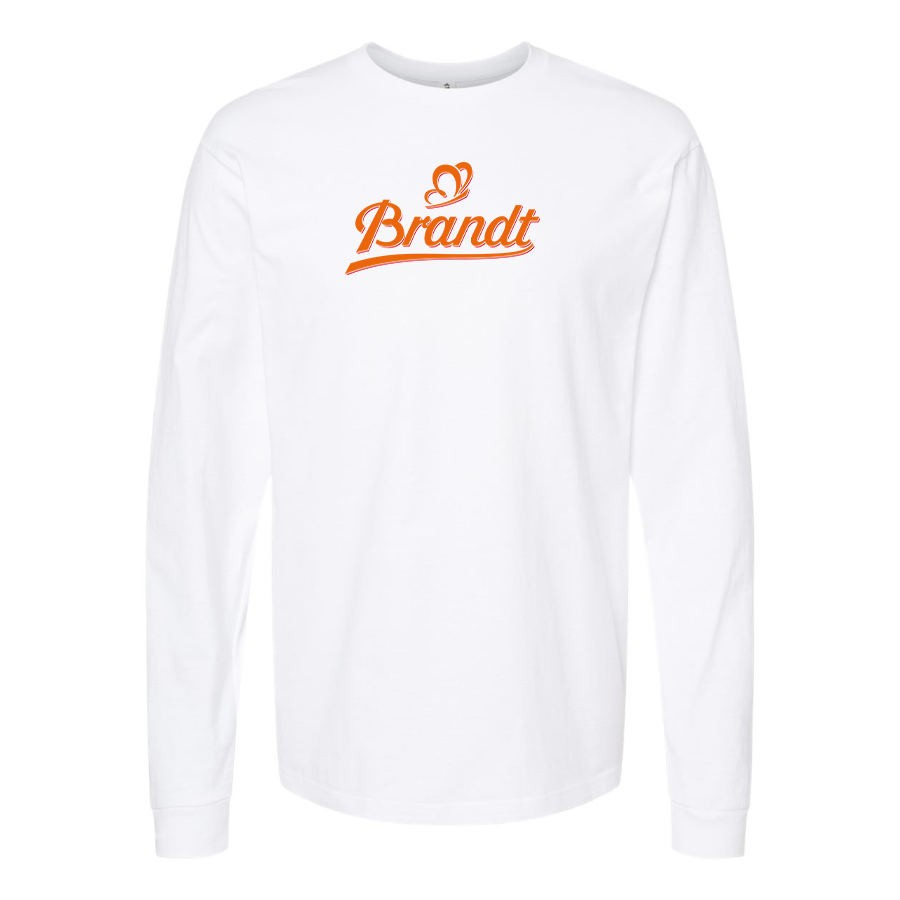 Men's Brandt Zwieback Logo Cotton Long Sleeve T-Shirt