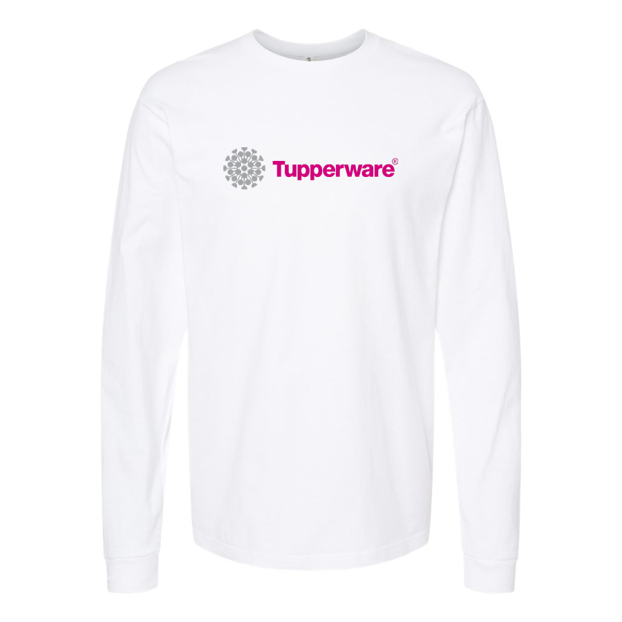 Men's Tupperware Logo Cotton Long Sleeve T-Shirt