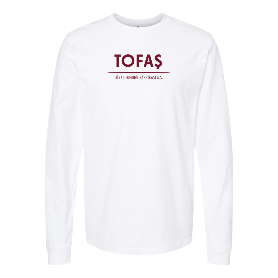 Men's Tofas Logo Cotton Long Sleeve T-Shirt